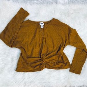 Long sleeve super soft crop top